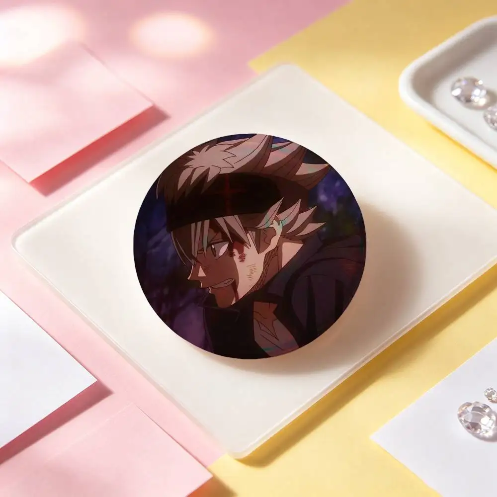 Anime Black Clover Asta Badges 25 32 44 58 75 Mm Round Cosplay Pin Bag Decor Fans Collect Friends Gifts Brooch Souvenir view 4