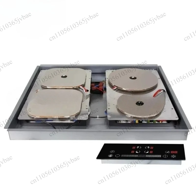 Built-in Invisible Touch Cooking Stove, Stainless Steel Body Suitable for Rock Slab Ceramic Countertop