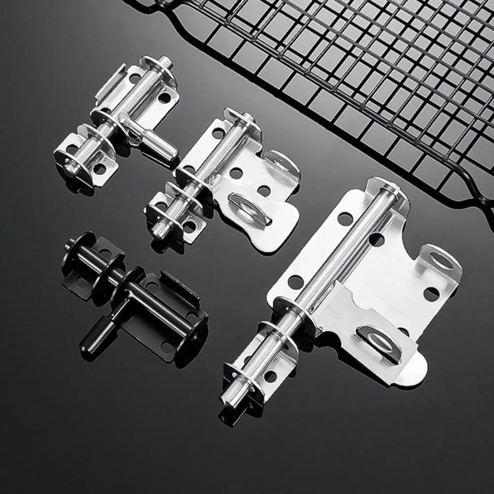 Door Lock Buckle Window Catch Lock Cabinet Catches Silent Gate Hook Padlock Clasp Wardrobe Stopper Furniture Hardware Fittings