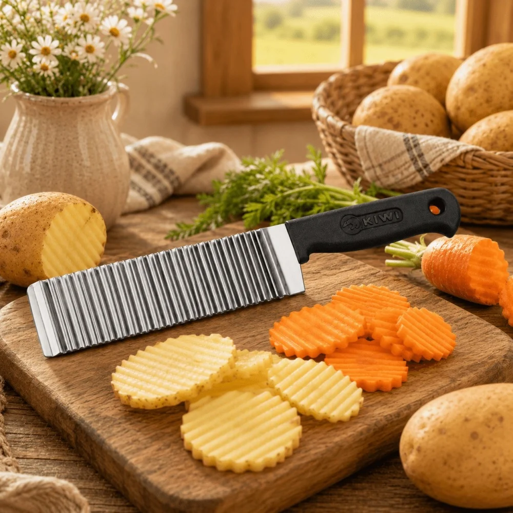 Stainless Steel Wavy French Fries Cutter Potato Slicer Vegetable Chopper Durable Kitchen Gadgets