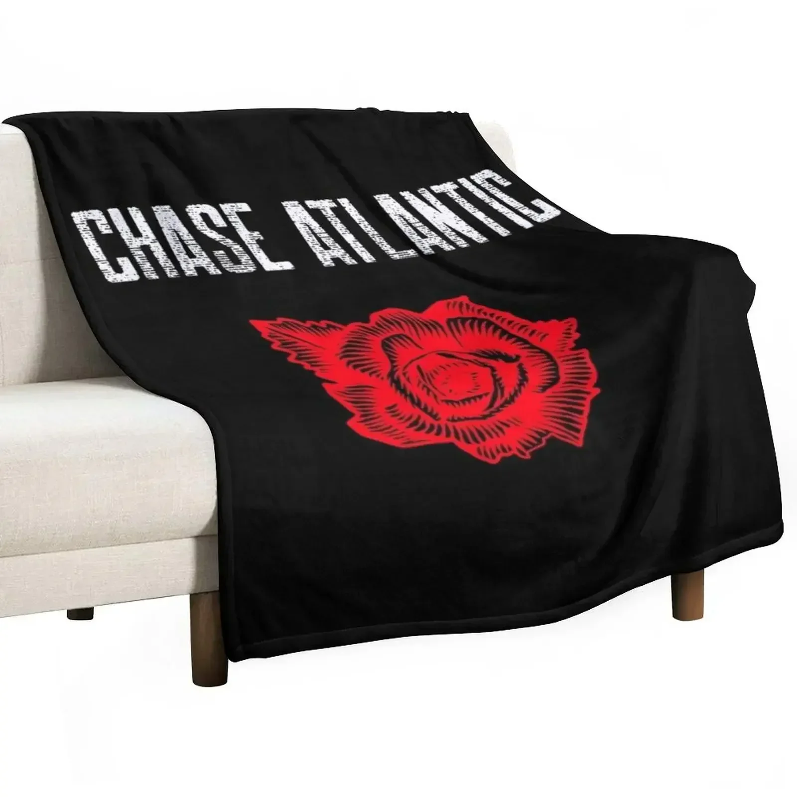 

Chase Atlantic Design Throw Blanket Cozy Light Blanket for Travel Camping Picnic