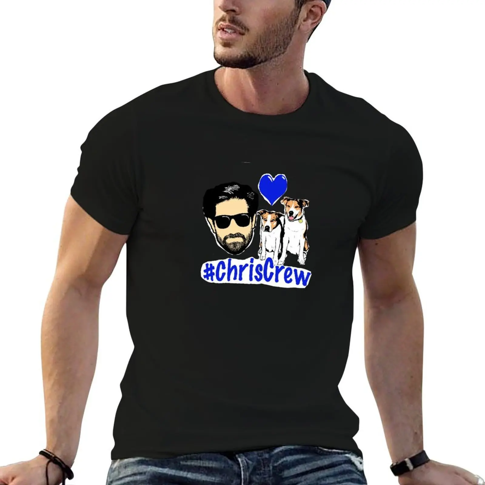 Chris Crew T-Shirt man graphic t shirt man t shirts cotton t shirt man designer T-shirt