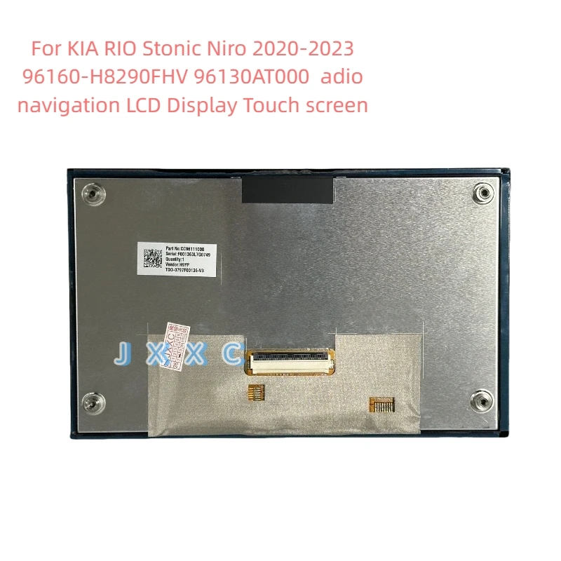 

Для KIA RIO Stonic Niro 2020-2023 96160-H8290FHV 96130AT000 аэронавигация ЖК-дисплей с сенсорным экраном