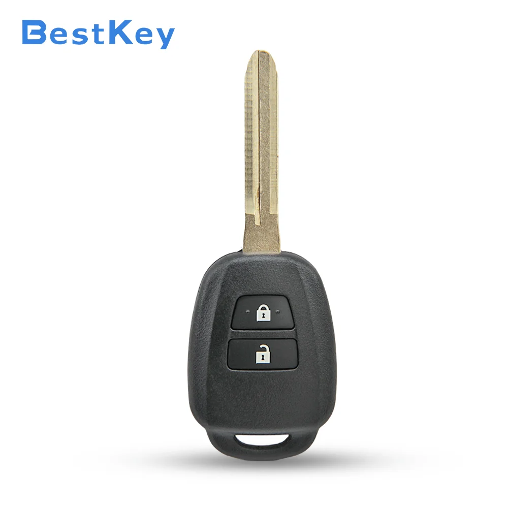 Best Key PN 89070-42880 2 Button Remote Key Repair Shell For Toyota | RAV4 / Land Cruiser / Vios / HiAce 13-16 Outer Case