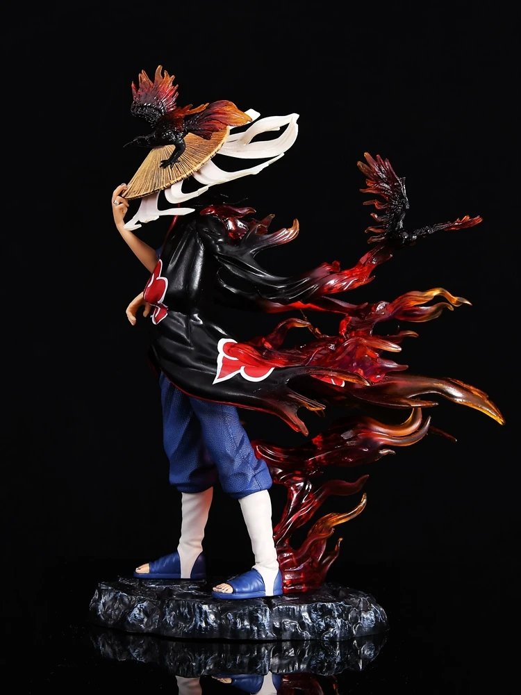 Bandai Naruto series MRJ Uchiba, ferret, crow, ferret, glowing eyes, statue figure ornament