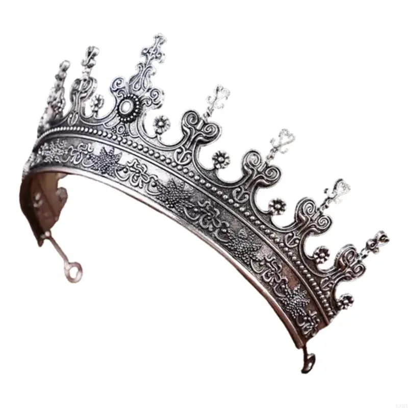 

Metal Crowns Hairhoop Tiaras Hairband Crownpiece for Elegant Event Gatherings 6XDA