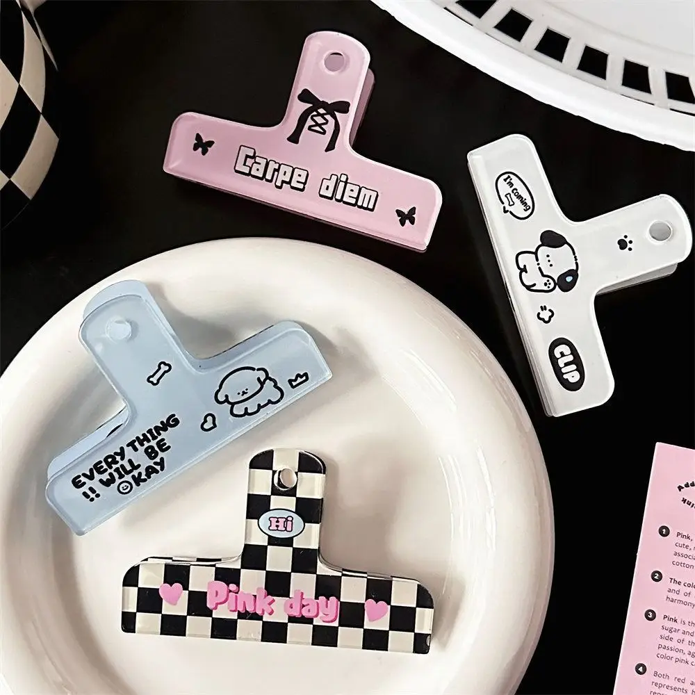 

Office Accessories Cute Long Tail Clip Simple Minimalist Binder Clip Portable Multi Functional File Ticket Clip Test Paper