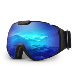 MAXJULI Ski Goggles,OTG Anti-Fog Winter Sport Snowboard Skate Snowmoblie Double Layer Spherical Lens Snow Goggles Men Women M4