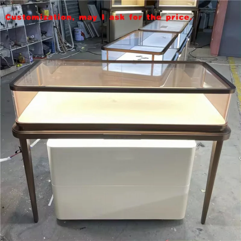

custom.Modern Tower Jewelry Display Cabinet Jewelry Shop Retail Furniture and Store Showcase