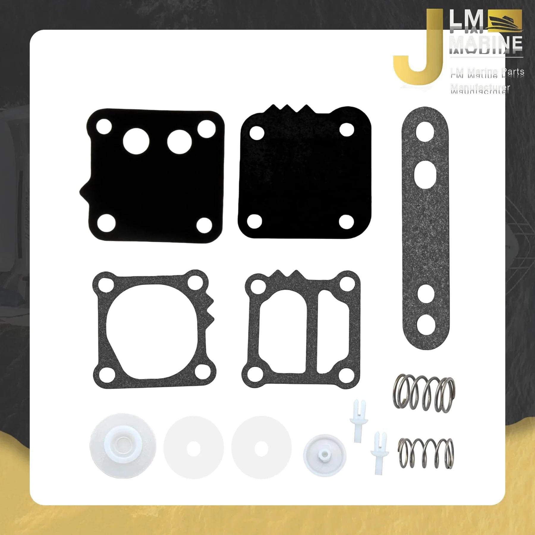 

42909A4 Fuel Pump Kit for Mercury Mariner 3 Cyl 70 75 80 90 HP and 4 Cyl 115HP Outboard Engines 42909A3 42909A1 18-7818-1