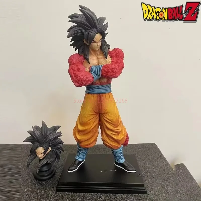 Dragon Ball  Anime Super Saiyan 4 Vegeta Brother Planb Anime Jt Statue Dx Goku Model Collection Custom Desktop Toy Male Gift view 5
