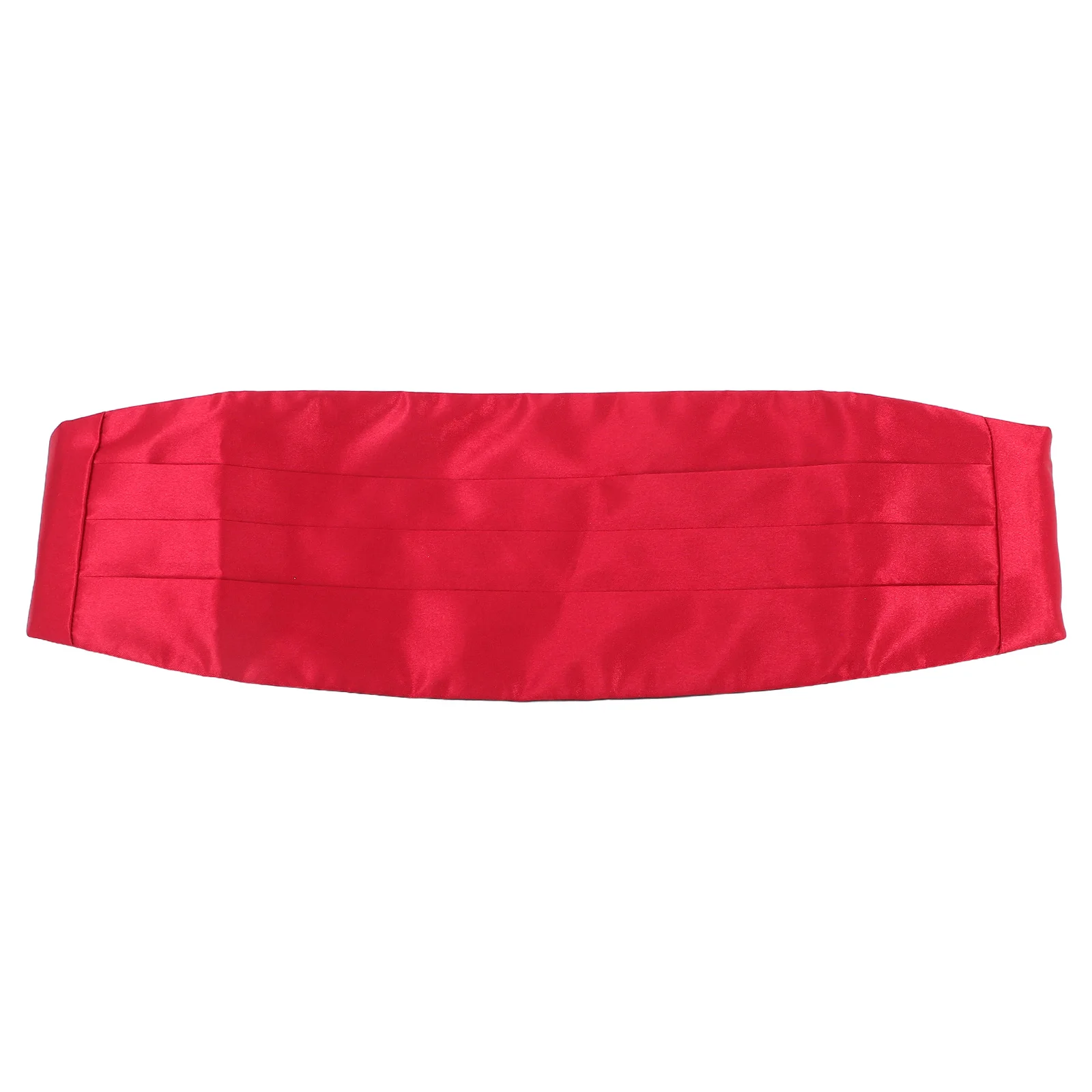 Faja de traje de satén rojo para hombre, cinturilla Formal ajustable, accesorio de esmoquin, vestido de fiesta para evento de boda, pretina de satén