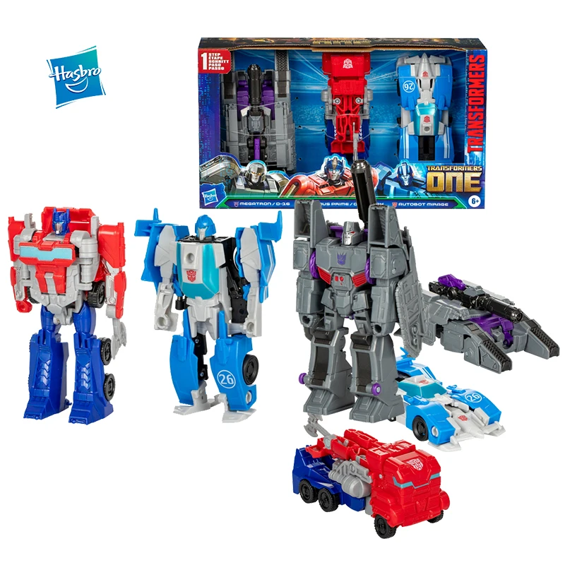 

В наличии Hasbro оригинальная фигурка-трансформеры One Optimus Prime Megatron Mirage аниме фигурка украшения модель игрушки подарки