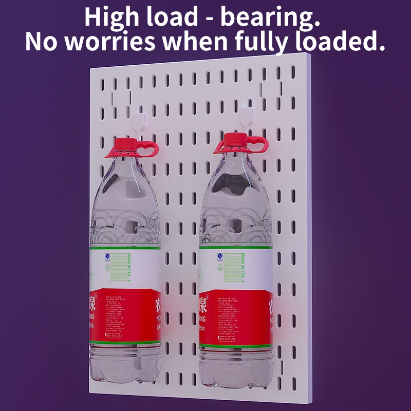 لوح بيجبورد مثبت على الحائط. مثالية للإلكترونيات المنزلية/المكتبية (لوحات المفاتيح والفئران). مثقاب - مجاني، رائع للتنظيم.