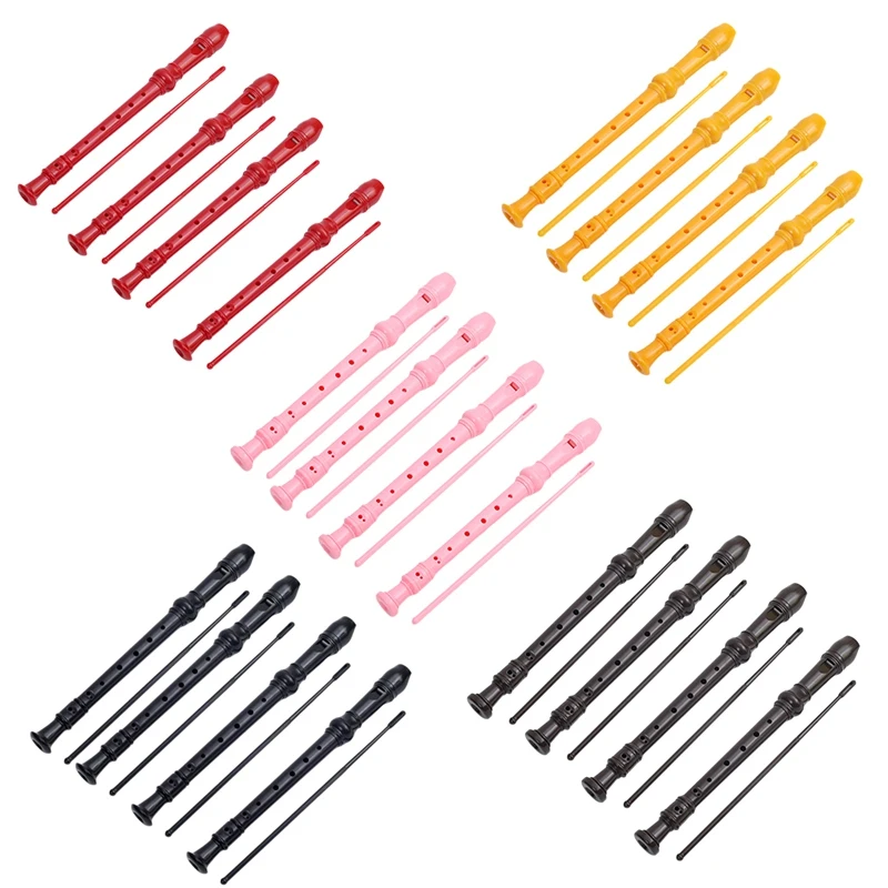 

LALA ABS Recorder Treble 8-Hole Musical Instrument Flute Children Adult Beginners Entry-Level Flute Instrument