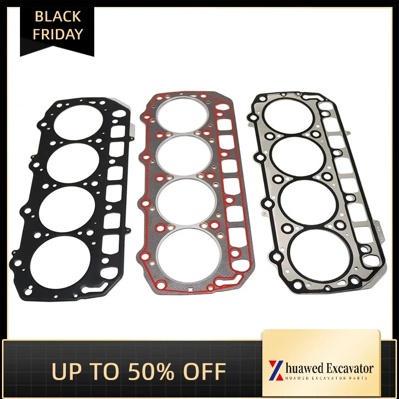 Excavator Parts For Yanmar 4tnv84 4tnv88 4tnv94 4tnv98 4tne94 4tne98 Engine Cylinder Head Gaskets