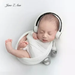 Photography props baby photos newborn felt earphones milk bottle cup  studio home shooting accessories