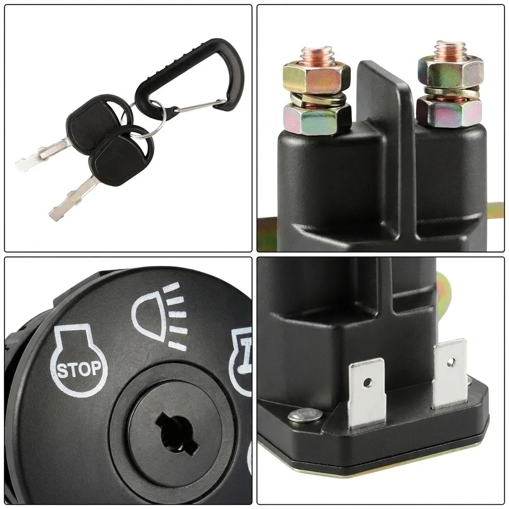 175566 and AM138068 Dual Component Electrical Kit for Riding Mowers and Lawn Tractors Needing Reliable Start Function