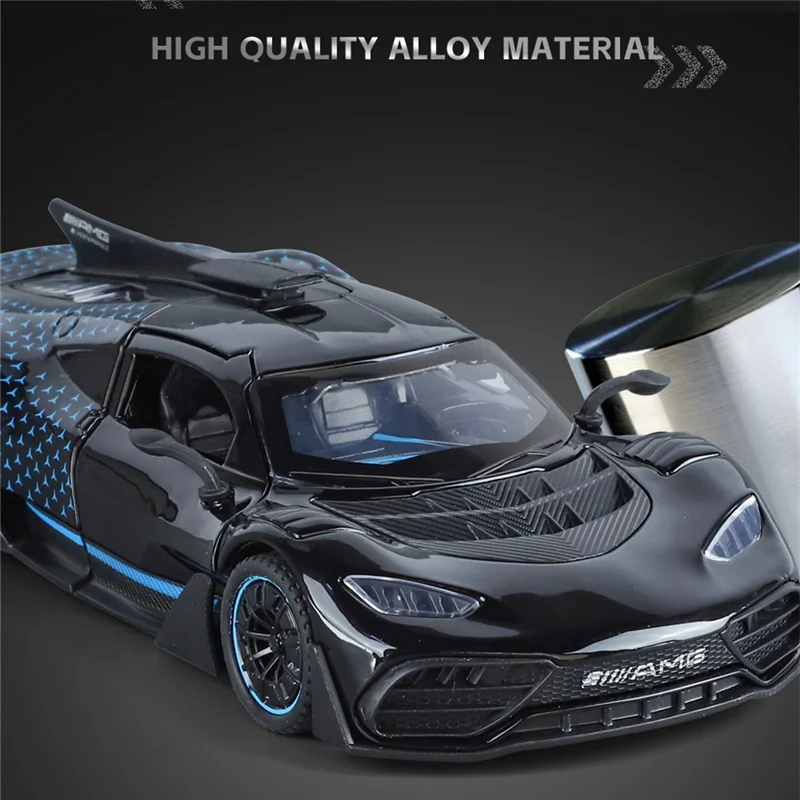 1:32 Benzs-One Alloy Sports Car Model Diecasts Metal Concept Racing Car Vehicles Model Sound and Light Simulation Kids Toys Gift