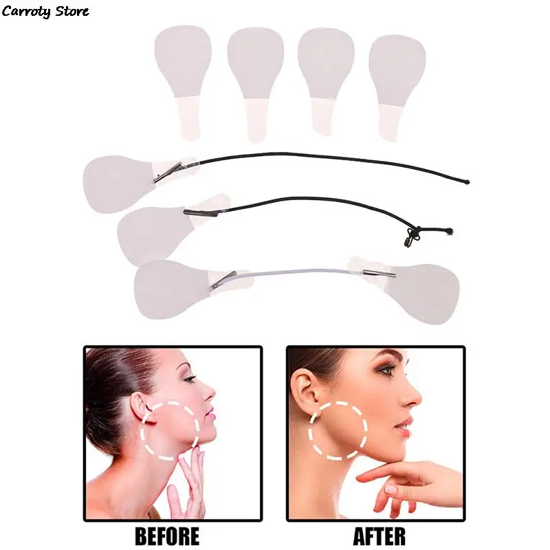 60PCS/Set Instant Face Lift Tape Neck Eye Lift V Line Shape Tape Anti Wrinkle