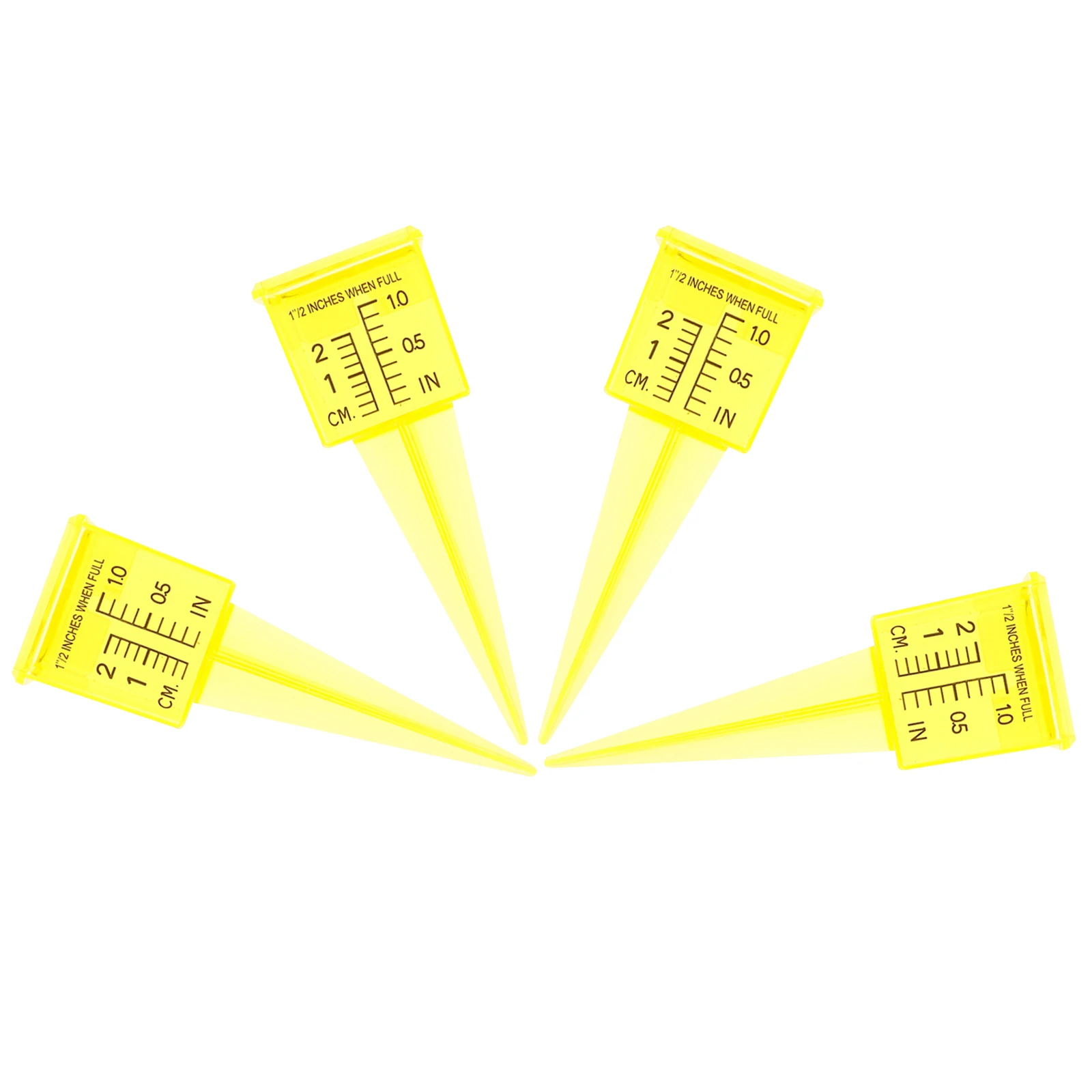 

4pcs Plastic Rain Gauge Outdoor Heavy Duty Rainfall Measuring Tool For Garden Farm Sprinkler Wide Mouth Rain Meter Container