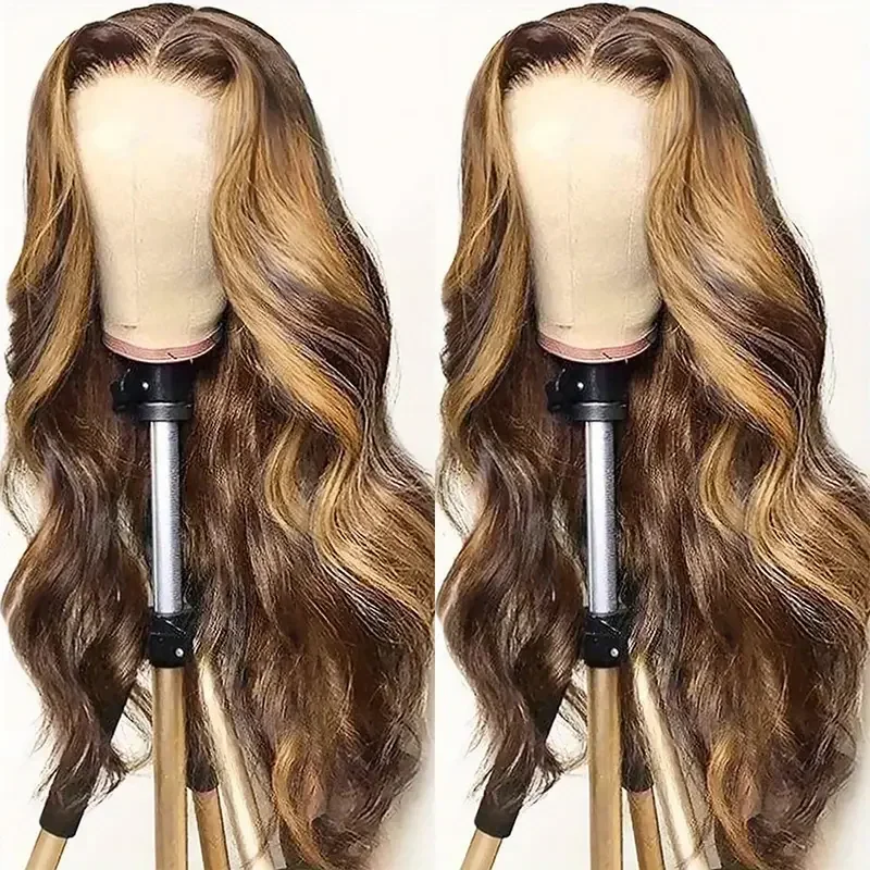 Body Wave Menselijk Haar Pruik Hoogtepunt Pruik Body Golvend Kant Voor Pruiken 34 inch Braziliaanse Remy Transparante Vetersluiting Pruiken voor Vrouwen