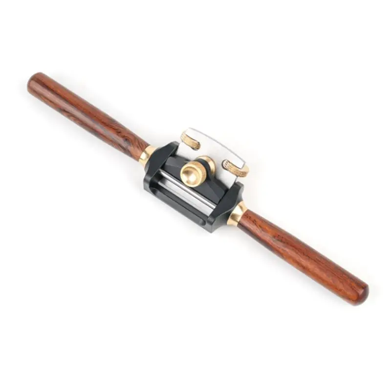 ABWP-Woodworking Manual Mini Planer Bird Planer Aluminium Alloy Wood Debarking Pull Shave Tool Rounded-Bottom Style DIY