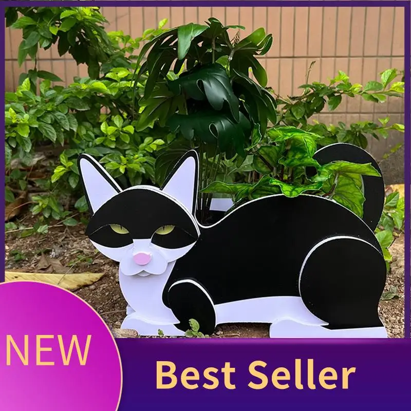 

ABHI-Cat Flower Pots, Garden Flower Containers, Animal Decorations, Home And Garden Decorations