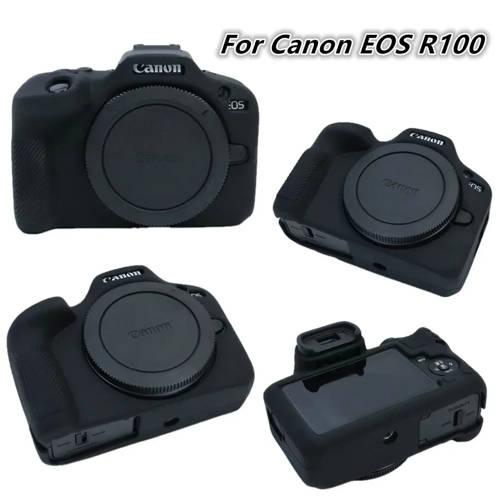 

Camera Bag Silicone Armor Skin Case Body Cover Protective Soft For Canon EOS R100 R6 Mark II R6II R10 R7 R5 RP R 60D 77D