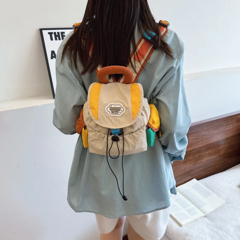 

Two Sizes Parent Kid Lightweight Decorative Backpack New Leisure Backpack For Kindergarten And Primary School Students Outdoor