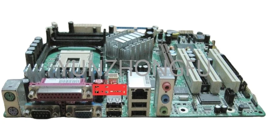 ATX Industrial Motherboard 2*PCI 2*COM 1*LAN with RAM PGA478 CPU 100% OK Original Embedded IPC Mainboard G4S306-C