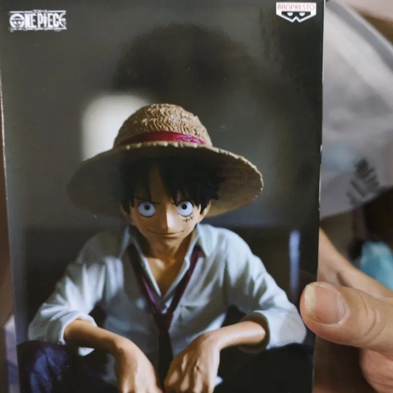 

BANDAI Banpresto Luffy цельная обычная цветная модель, коллекция украшений, детские подарки, фигурки героев, аниме, модные игры