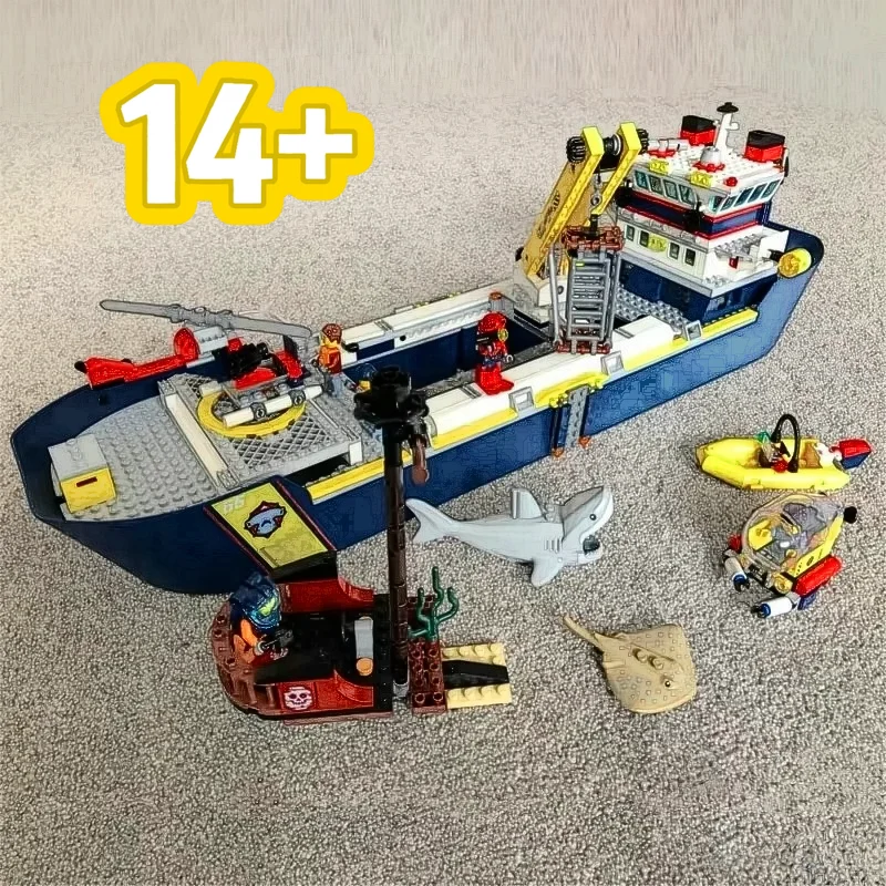 

Набор для сборки «Городская база исследований океана» (745 деталей), полярная подводная лодка, MOC 60266, конструктор, игрушка для самостоятельной сборки, подарок на праздники и дни рождения для детей