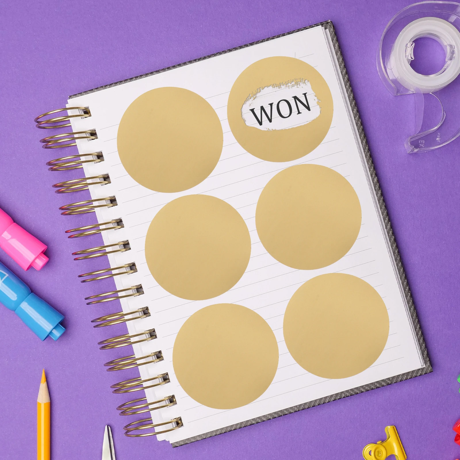

Self Adhesive Label Sticker Peel-off Stickers The Circle Removable Dot