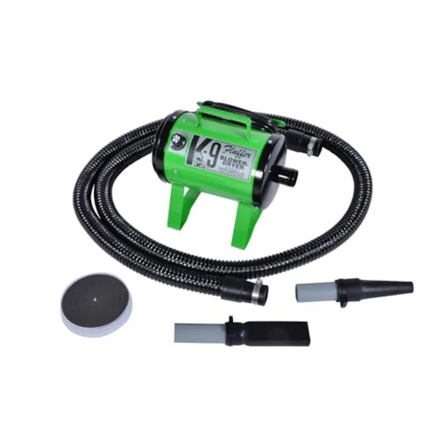 

K9 Fluffer Dog Dryer Powerful Portable Grooming Blower for Dogs and Pets Lime Green