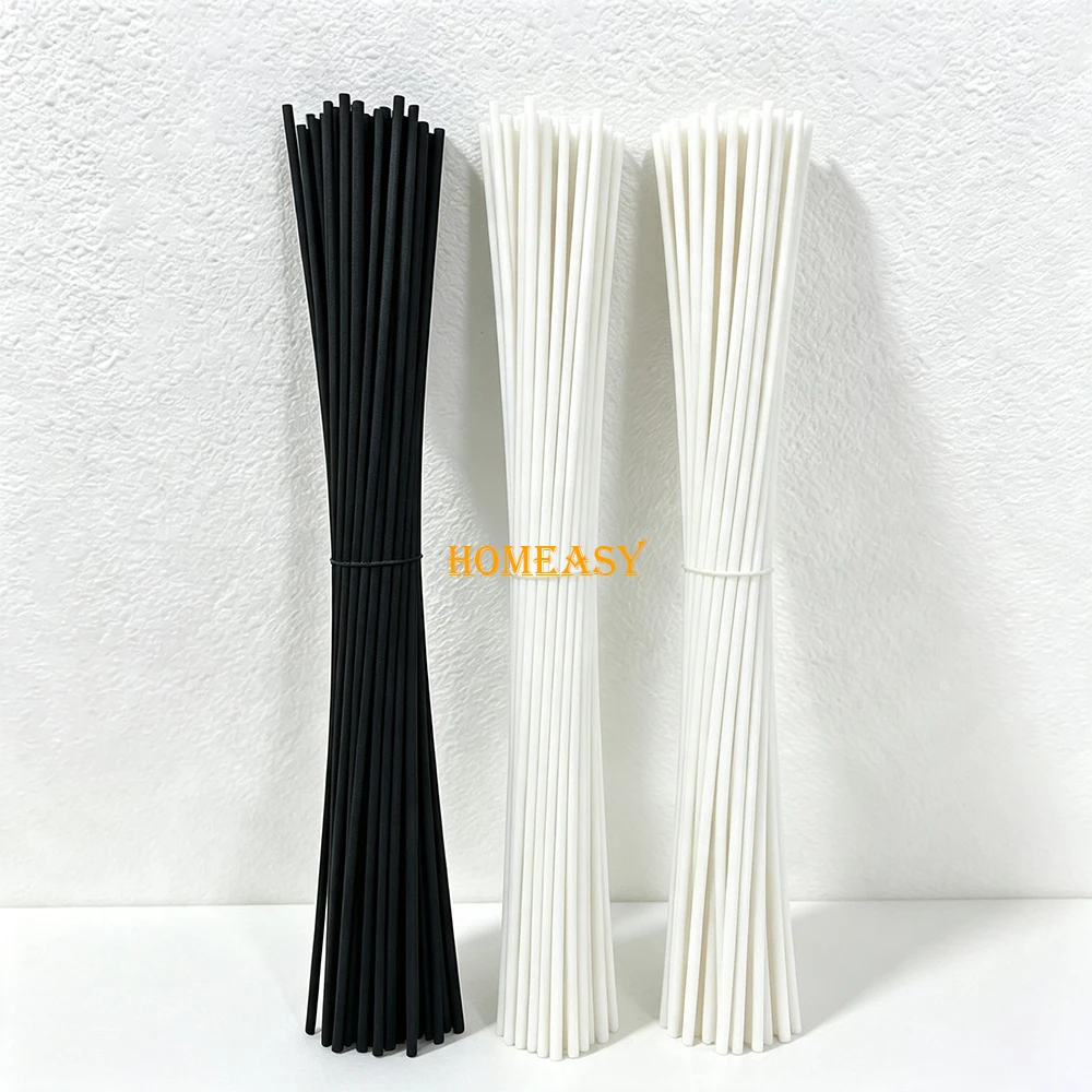 200Pcs 40cm Black White Fiber  - огляд і ціна Home Fragrance Diffuser Sticks