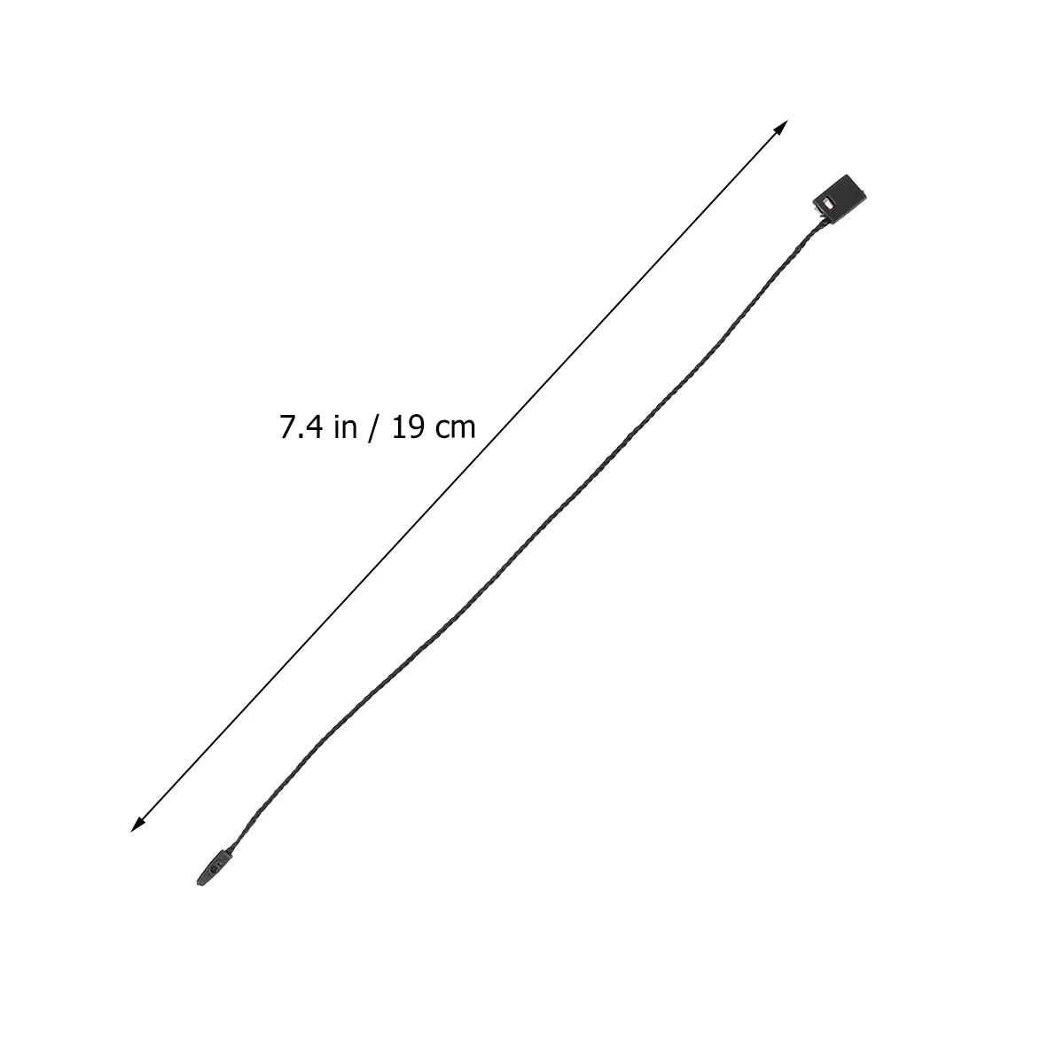 

1000pcs Tag Rope Label String Clothes Black Long-lasting Thread Square Fasteners Price Tags Clothing Labels Content Care