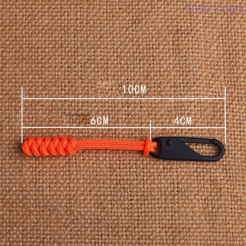 High Quality Detachable Zipper Pullers Durable Wear-resistant Braided Cord Knapsack Zipper Repair Accessories Woven Pull Rope