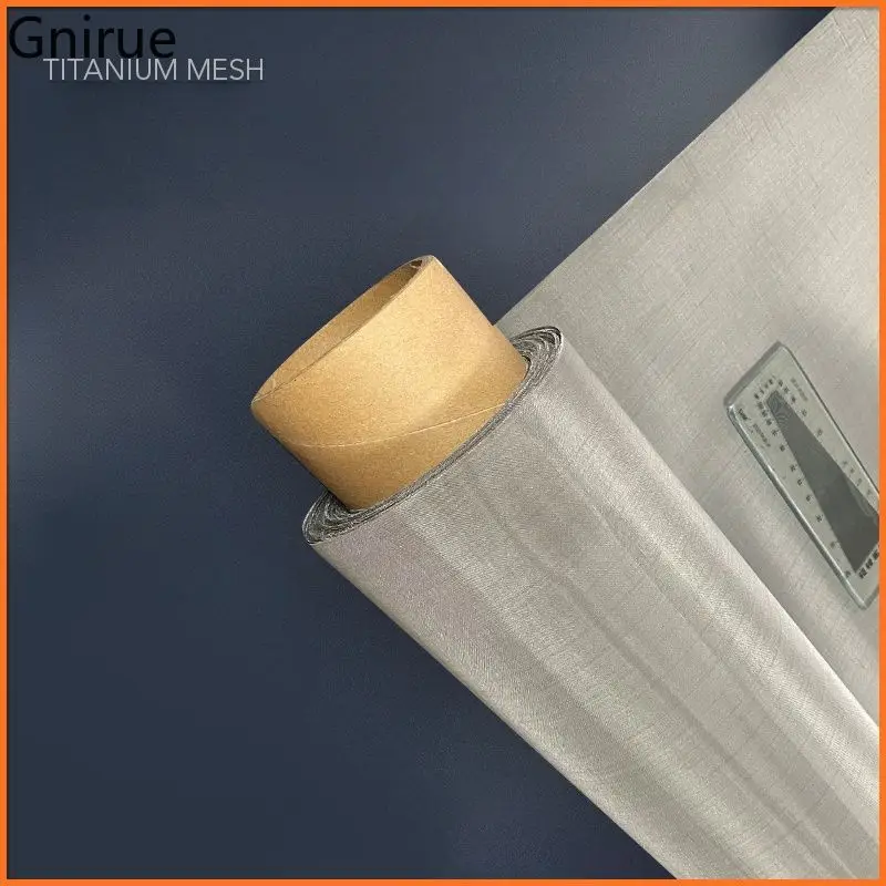 99.5% Content/corrosion-resistant 80 Mesh Titanium Wire Square Hole Woven Mesh for University Research Electrolytic Cells