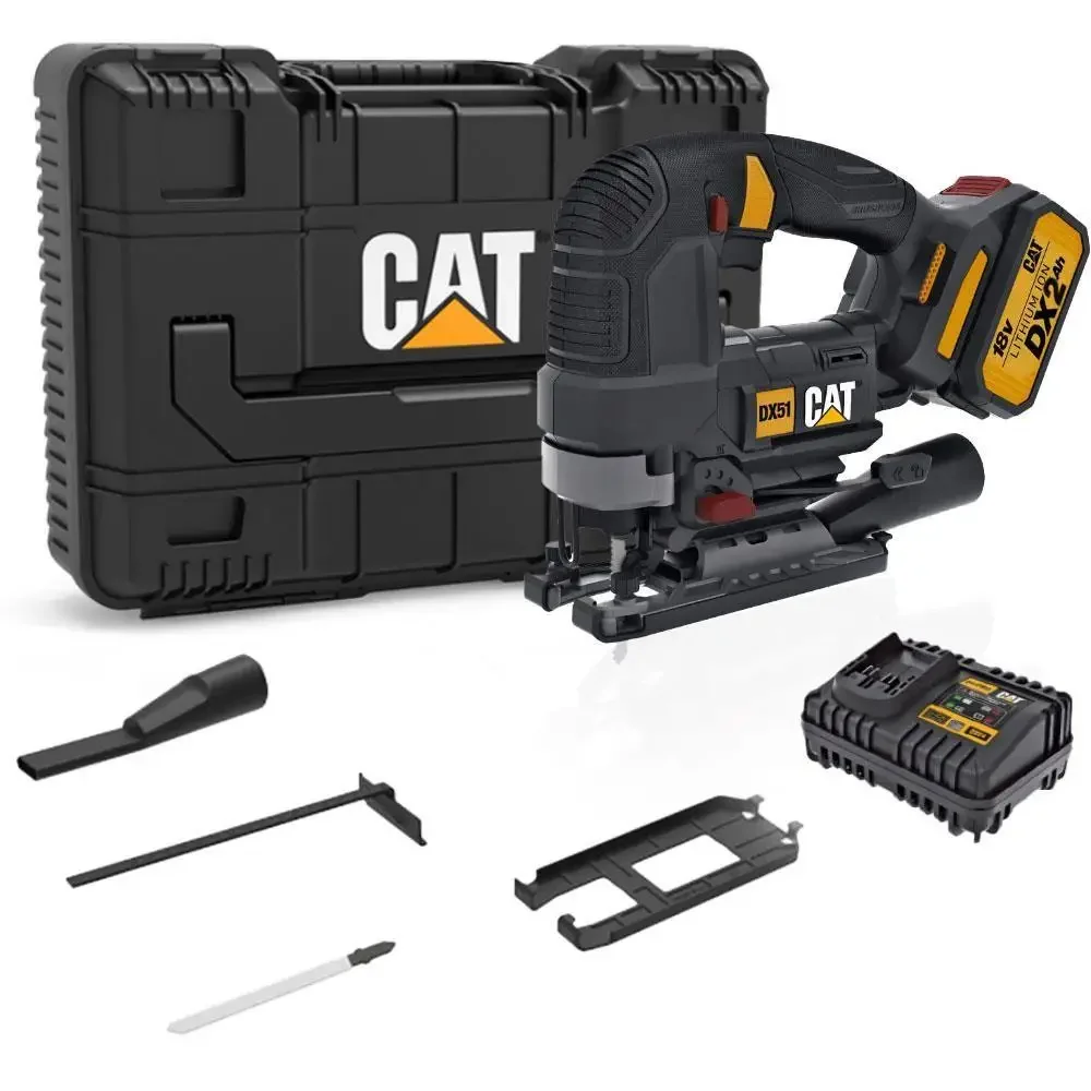 

CAT DX51 18Volt/4.0Ah Li-ion Single Cordless Professional Brushless Jigsaw