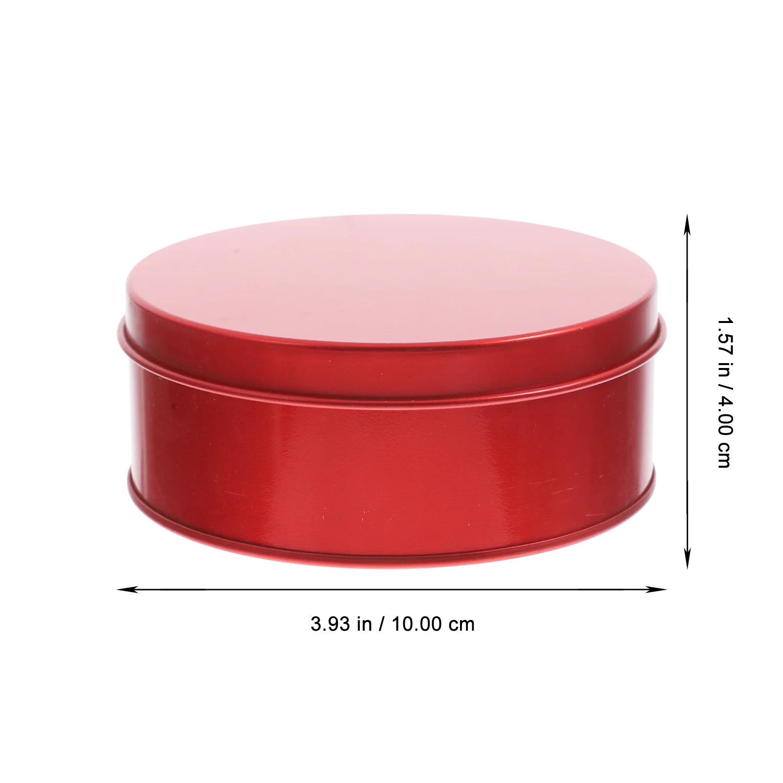 

4pcs Round Cookie Tins Metal Tinplate Candy Boxes For Gift Christmas Packaging Storage Organizer Home Baking Party Favors Small