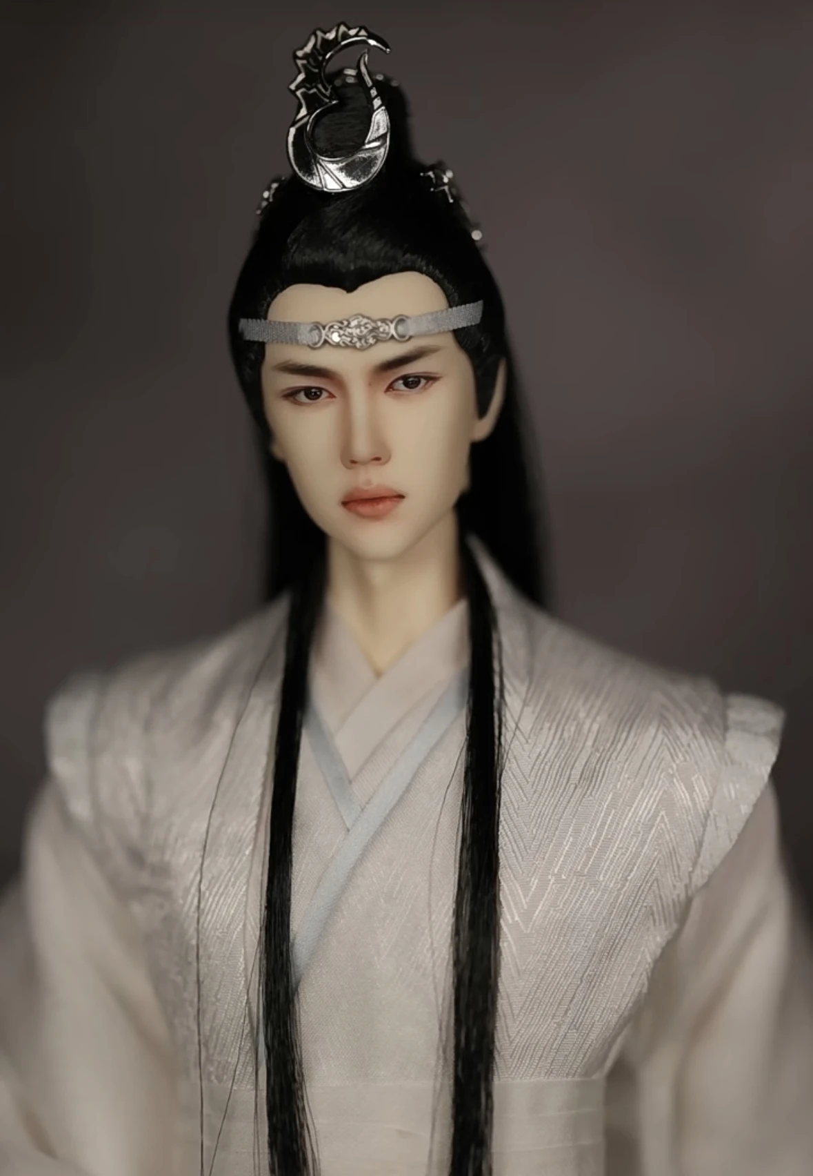 1/6 Figure BJD Doll Wang Yibo The Untamed Realistic Top Quality MDZS Lan Wangji White Lan Zhan Head Body 30cm Tall Limited Art