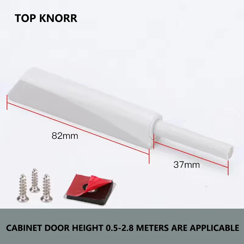 TOP KNORR No Handle Cabinet Door Rebounder Bouncing Clothes Cabinet Pressing Closet Door Invisible Magnetic Press Spring Device