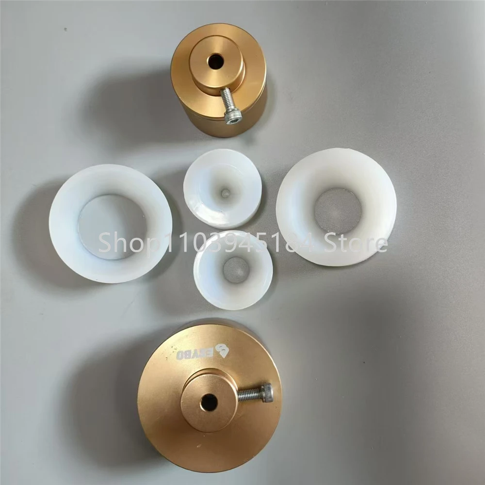 

1set for capping machine accessories Gold-plated aluminum capping head silicone pad