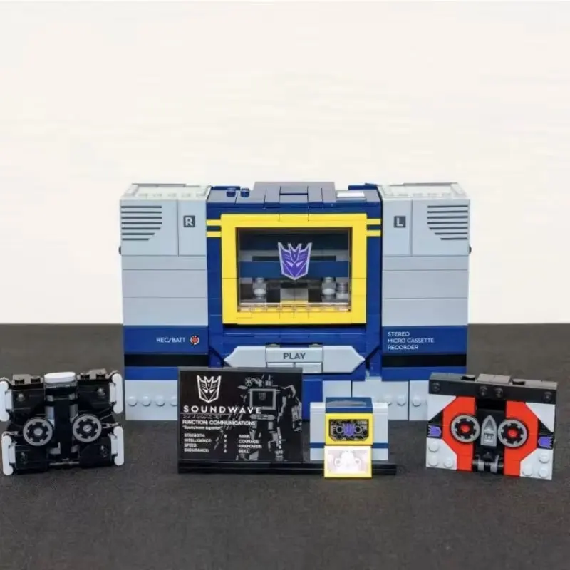 New Robot Soundwave Building Blocks Assembly Brick Model 10358 Toy For Boy Kids Christmas Birthday Gift Home Decor