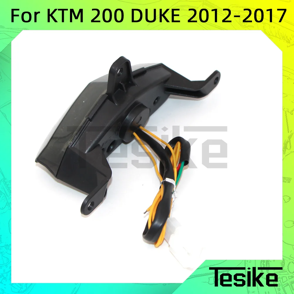 ل KTM Duke 125 2011-2017/200 2012-2017/250 2015-2017/390 2013-2017 دراجة نارية LED المتكاملة الذيل ضوء مصباح مكبح بدوره إشارة