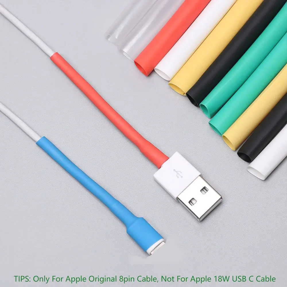 Universele Winder Koord Mouw Krimpkous Buis Saver Cover Draad Organizer Usb Kabel Beschermer Voor Ipad Iphone 5 6 7 8 X Xr Xs