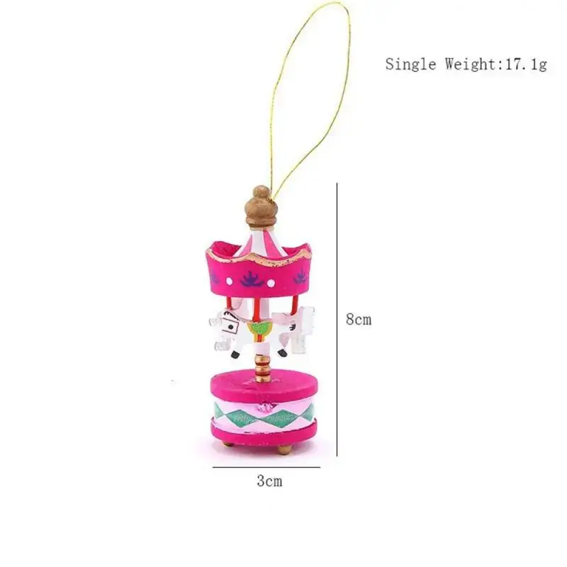 Christmas Decoration Hangings Crafts Easy To Assemble Handmade Wear-resistant The Perfect Holiday Gift Carousel Gift