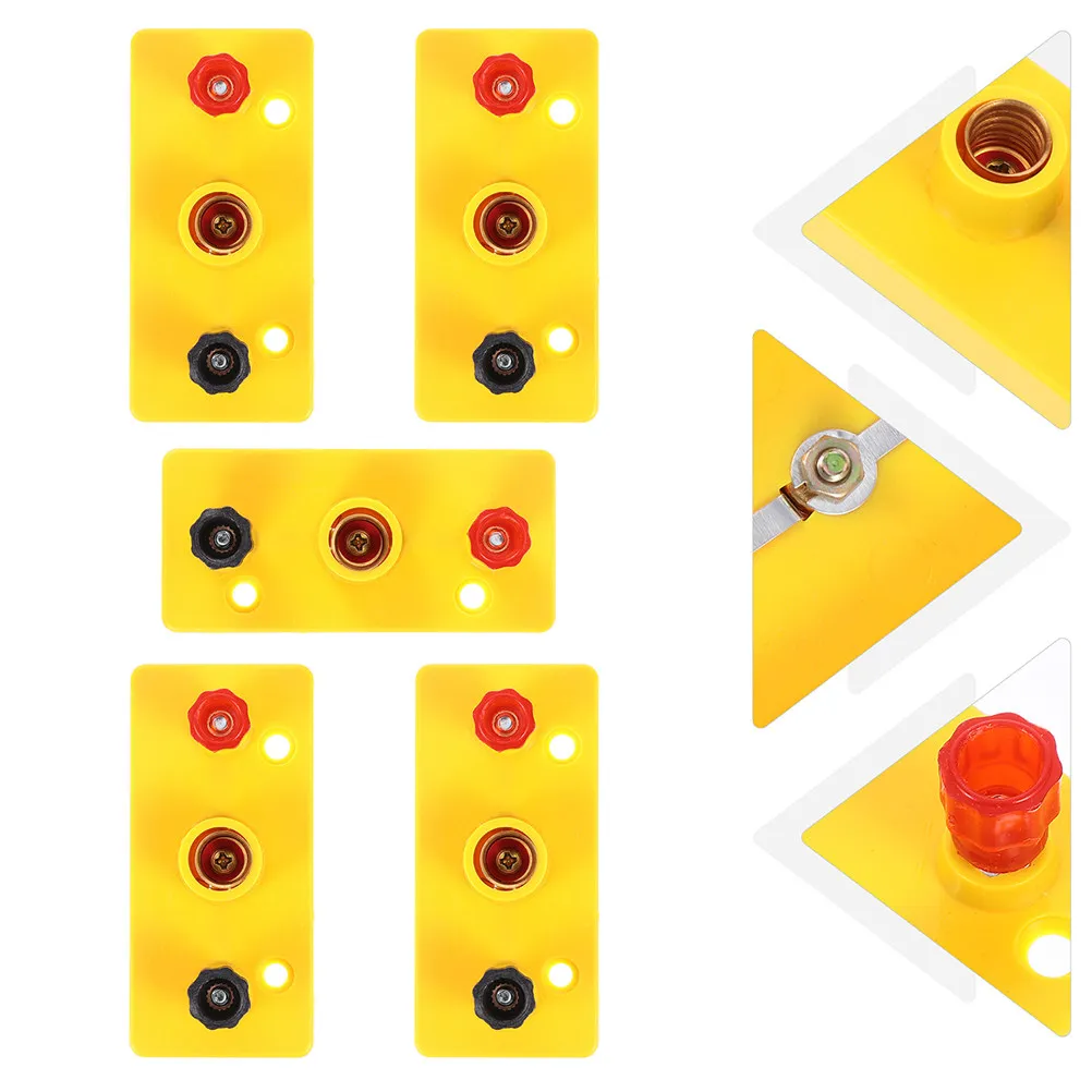 

Набор из 5 легких пластиковых держателей для ламп для физических экспериментов, учебные принадлежности для классов и научных занятий