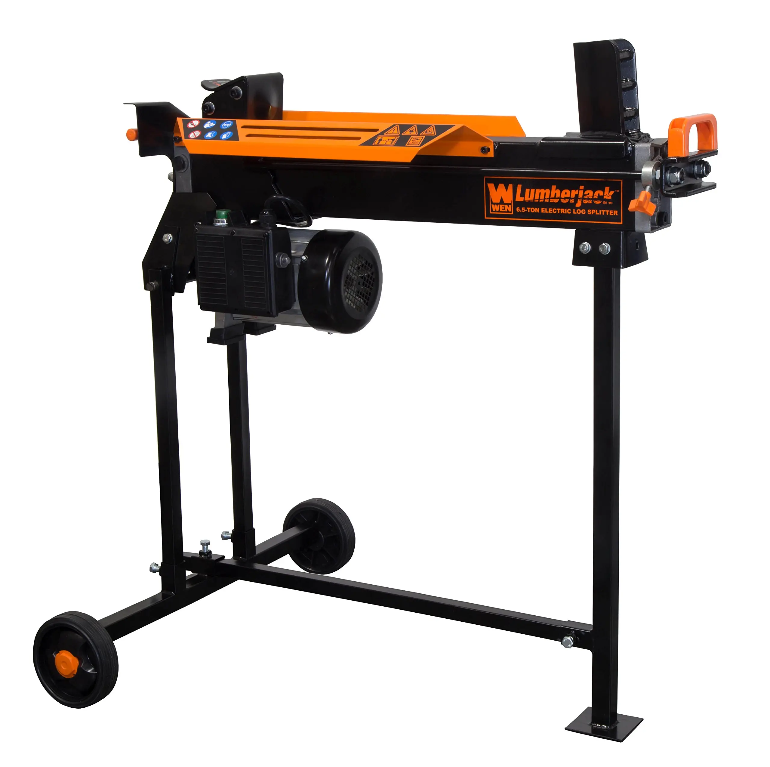 Electric Log Splitter 6.5-Ton Capacity with Portable Stand Powerful 15A Motor Provides Over13,000Pounds of Log Cracking Pressure